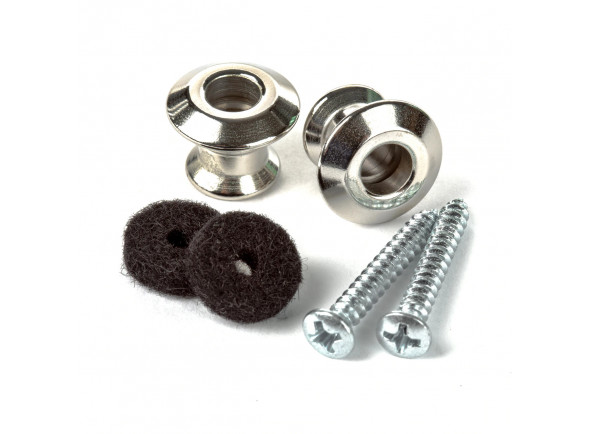 Dunlop STRAPLOK DUAL DESIGN STRAP BUTTON SET NICKEL Dunlop STRAPLOK DUAL DESIGN STRAP BUTTON SET NICKEL